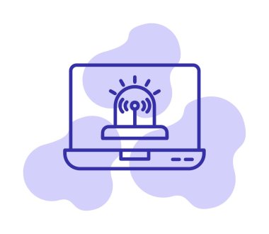 Basit Yazılım simgesi, vektör illüstrasyonu