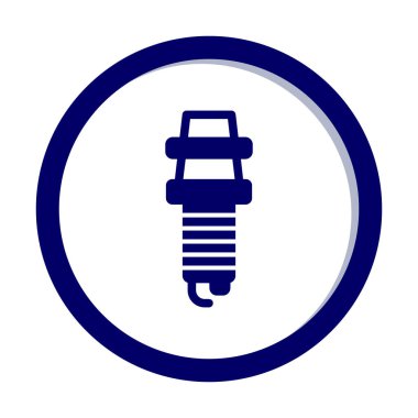 Buji simgesinin vektör illüstrasyonu