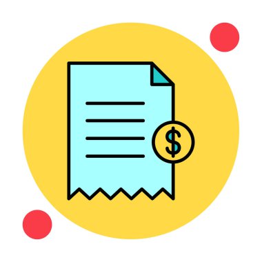 Alışveriş Alımı simgesi vektör illüstrasyonu