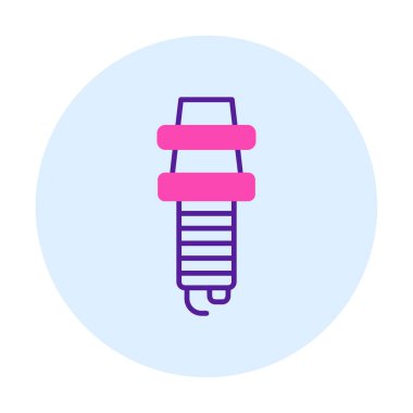 Buji simgesinin vektör illüstrasyonu