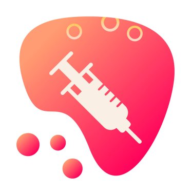 Şırınga ikonu vektör çizimi