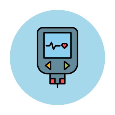 modern basit Glucometer simge vektörü