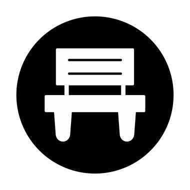 bank simgesi, vektör illüstrasyonu basit tasarım