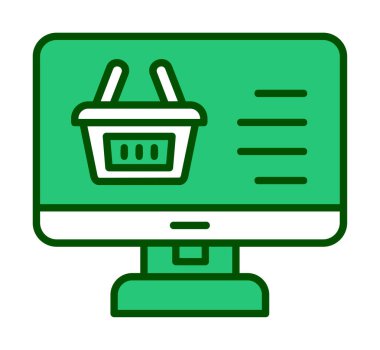 çevrimiçi alışveriş vektörü tasarımı                        