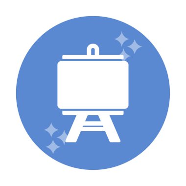 Resim yapmak. Web simgesi basit illüstrasyon