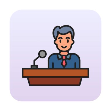 Ders vektör illüstrasyonu. düz biçim. 