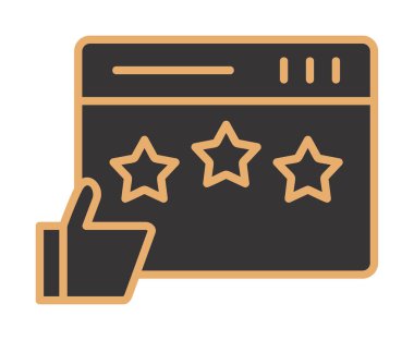 Grafik Gözden Geçirme simgesi vektör çizimi 