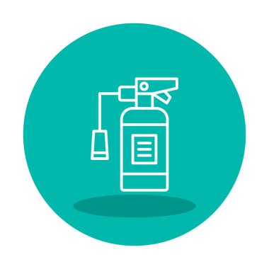 Yangın söndürme simgesinin vektör çizimi                            