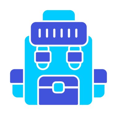 Askeri Sırt Çantası vektör çizimi