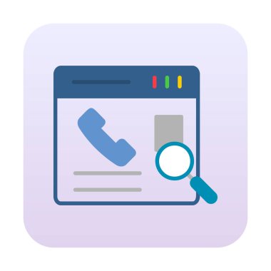 Kişinin vektör çizimi Modern simgeyi ara                            