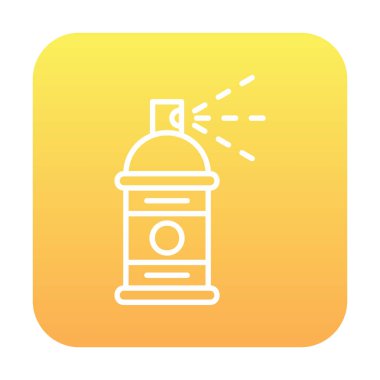 Boya spreyi simgesi, vektör illüstrasyonu 