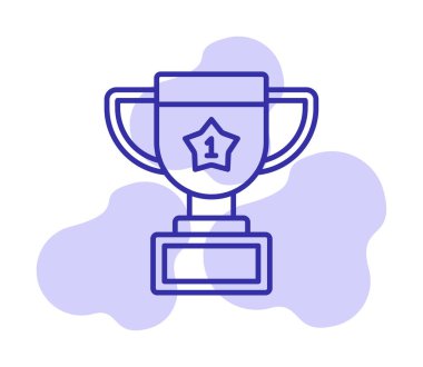 Basit ödül ikonu illüstrasyonu