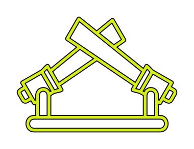 Spots Lights simge vektör illüstrasyonunu gösterir