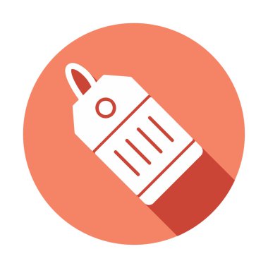 Fiyat Etiketi simgesi, vektör illüstrasyonu basit tasarım