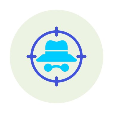 hedef simge, vektör illüstrasyonu basit tasarım