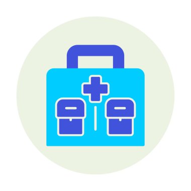 İlk yardım kiti vektör illüstrasyonu