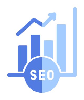 Basit Analitik simge, vektör illüstrasyonu