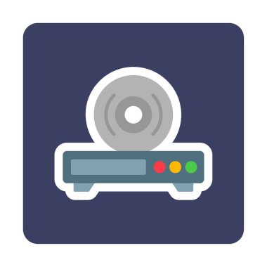 CD çalar simge vektör çizim