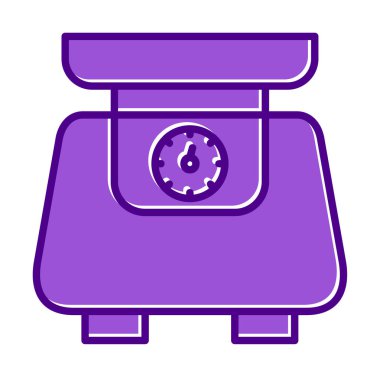 ölçekli düz simge, vektör illüstrasyonu