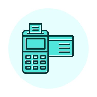 Kredi Kartı Makinesinin vektör çizimi