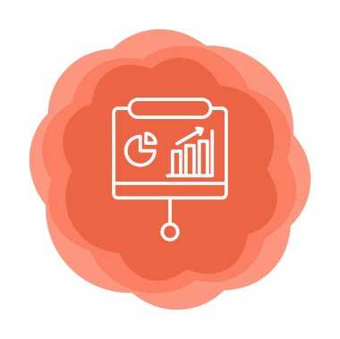 Sunum, iş istatistikleri ve pasta grafik ikonlu veri analizleri. iş analizleri, analizler, istatistikler, pasta grafiği
