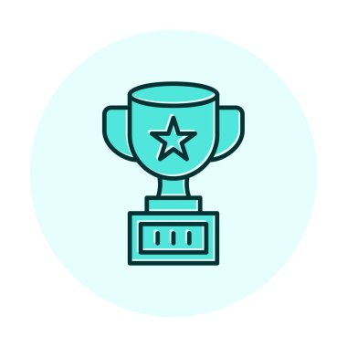 Basit ödül ikonu illüstrasyonu