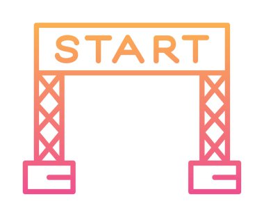 satır simge vektör çizim başlatmak