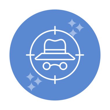 hedef simge, vektör illüstrasyonu basit tasarım