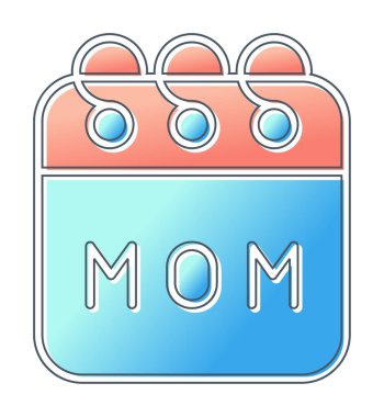 Anne takvimi olayı, vektör illüstrasyonu