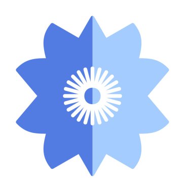 Sakura çiçek simgesi, vektör illüstrasyonu 