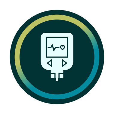 modern basit Glucometer simge vektörü