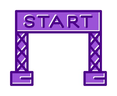 satır simge vektör çizim başlatmak