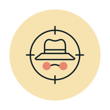 hedef simge, vektör illüstrasyonu basit tasarım