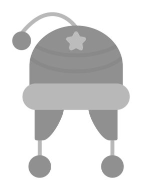 İzometrik biçimde Kış Şapkası simgesi