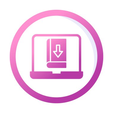 Kitap simgesi, vektör illüstrasyon tasarımı indir 