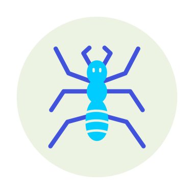 Karınca. Web simgesi basit illüstrasyon