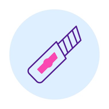 Basit düz kesiciler. Web simgesi çizimi tasarımı