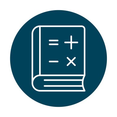 Matematik Kitabı vektör çizimi, simge ögesi arkaplanı          