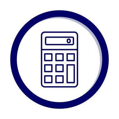 hesap makinesi web simge vektör çizim