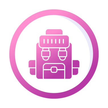 Askeri Sırt Çantası vektör çizimi