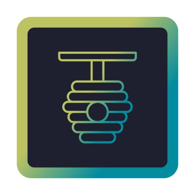 Beehive icon vector illustration