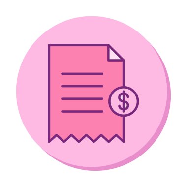 Alışveriş Alımı simgesi vektör illüstrasyonu