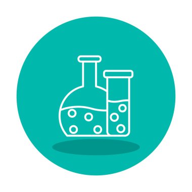 Şişesi web simgesi, vektör çizim  