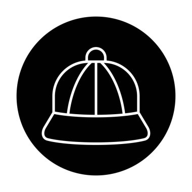 kapsül düz simgesi, vektör illüstrasyonu 