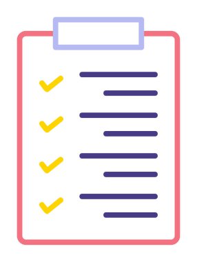 Pano düz simgesinin vektör illüstrasyonu