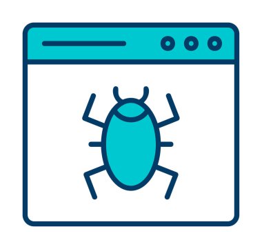 Yasak web sitesi vektör simgesi 