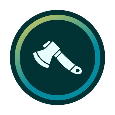 Balta. Web simgesi basit illüstrasyon