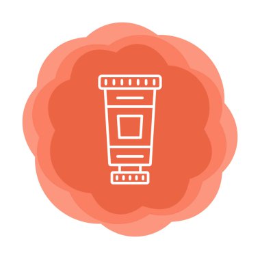 Modern Yağlı Boya simgesinin vektör çizimi                      