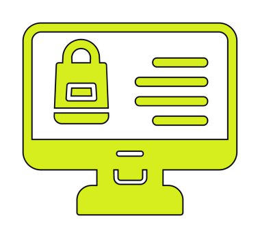 ekran simgesi, vektör illüstrasyonunu izle