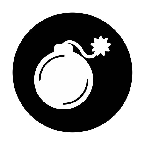 Мультфильм каракули бомба, векторная иллюстрация